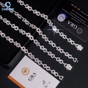 Hot Sale Moissanite Cuban Link Bracelet Rhodium Plated Solid 925 Silver <b>Infinity</b> Bracelet Hiphop Iced Out Jewelry - Product Image 6