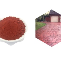 130 190 101 Fabricants de pigments rouges d'oxyde de fer Brique perméable Peinture Pigment engrais Couleur Béton Ciment Pavé Brique