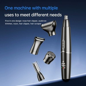 5 in 1 <strong>Hair</strong> <strong>Trimmer</strong> for <strong>Men</strong> Grooming Kit Electric Beard Shaver Facial Body Eyebrow <strong>Nose</strong> Ear <strong>Trimmer</strong> Body Groomer <strong>Trimmer</strong> - Product Image 2