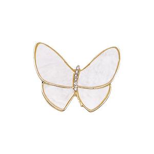 Broche de Moda de Nácar Natural Tilian, Diseño de Mariposa con Forma de Barco y Desgarrando el Capullo - Product Image 5