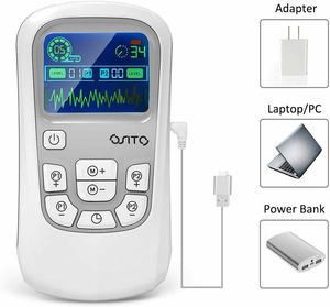 TENS Unit Mesin Stimulator Otot <span class=keywords><strong>EMS</strong></span>, Pemijat Pelangsing Akupunktur Tubuh, Terapi <span class=keywords><strong>Digital</strong></span> untuk Perawatan Kesehatan Leher Punggung - Product Image 4