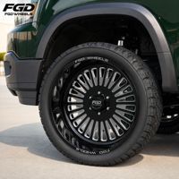 Jantes forgées personnalisées Super Single 22x12 24x12 24x14 avec enjoliveurs flottants 6x135 8x6.5 8x170 8x180 pour pick-up F150 F250 F350