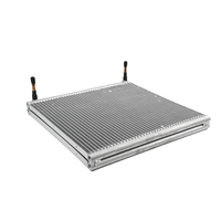 Condensateur à microcanaux en aluminium pour refroidissement de moteur EV, échangeur de chaleur à microcanaux MCHE pour climatiseur industriel