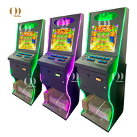 QIQU Retro Arcade19 pouces Station de jeu à armoire horizontale avec ambiance LED Jeux à pièces jeu d'adresse Offre Spéciale USA