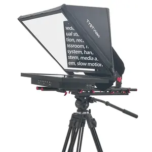 24G prompter कंप्यूटर नए डिजाइन में बनाया टीवी प्रसारण स्टूडियो prompter teleprompter 24 इंच bestview teleprompter vidro