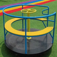 Balançoire à ressort en fibre de verre en forme de dauphin, sans moteur, pour aire de jeux extérieure, équipement de balançoire pour enfants