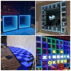 3D magnético portátil infinito fiesta DJs y músicos escenario LED pista de baile Iluminación escenario <span class=keywords><strong>para</strong></span> bodas - Product Image 5