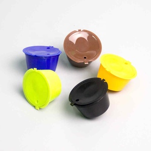 Nouvelle capsule de café réutilisable compatible <span class=keywords><strong>Dolce</strong></span> Gusto, filtre à café rechargeable en plastique compatible <span class=keywords><strong>Dolce</strong></span> Gusto, capsules 1 pièce - Product Image 1