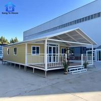 Maison conteneur extensible à faible coût pour l'UE et les États-Unis, 2 à 3 chambres, solaire, installation rapide en 1 heure