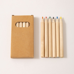 Lot de 6 mini-crayons de couleur en bois <span class=keywords><strong>pour</strong></span> enfants, mine de 0,5 mm, <span class=keywords><strong>pour</strong></span> <span class=keywords><strong>dessin</strong></span> sur <span class=keywords><strong>papier</strong></span> kraft, fournitures scolaires en gros - Product Image 3