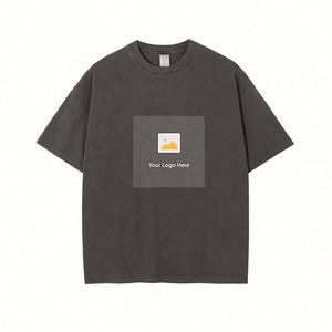 Designer Factory Cheap Price MOQ 20 Pieces Men's Solid Knitted 100% Cotton T-<b>Shirt</b> Blank with Custom Logo for Street Wear - Product Image 1