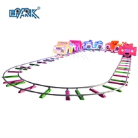 Train électrique pour enfants, parc d'attractions, Mini Train de piste de noël, vente en gros