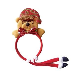 Nuevos Accesorios para el Cabello de Navidad para Mujeres y Niños, Diademas, Horquillas, con Diseño de Asta y Flor, Ecológicos, de Fábrica, para Fiestas de Navidad y Halloween - Product Image 5