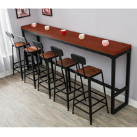 Table de bar en bois de haute qualité, table de bar à café moderne pour le bureau, pour la maison / Meubles de loisirs
