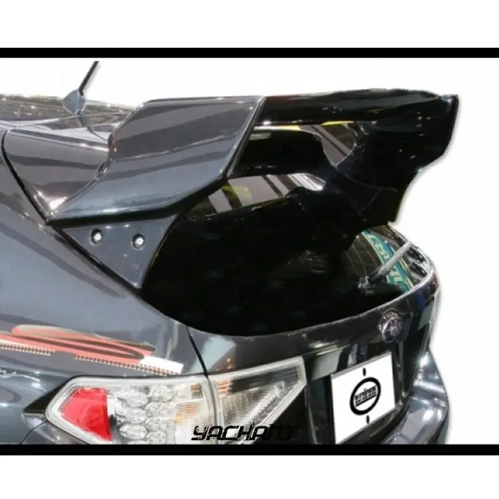 من مادة ABS أو ألياف الزجاج 2008 إلى 2014 سبارو إمبريزا GRB WRX STI VS Ver.1 سبويلر خلفي بتصميم جديد مع مصباح كوابح لسيارة سبارو إمبريزا