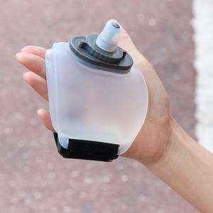 Bouteille d'eau pliable en silicone de haute qualité avec logo personnalisé, 200 ml, portable, anti-fuite, mignonne, pour la gym, le sport, la course à pied - Product Image 1