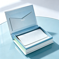 Boîte d'emballage de luxe personnalisée Forest Packing, boîte cadeau en papier en forme de livre magnétique avec pochette pour carte de crédit, bijoux