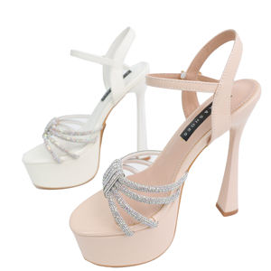 Strappy Stones Square Trendy Gadis Wide Women's Fashion Bombas personalizadas Tacones Casual Altura Hebillas Sandalias de plataforma Tamaño 33 - Product Image 3