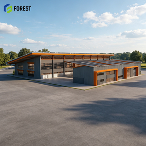 Estructura de Acero de Alta Resistencia para Taller, Nave Industrial Prefabricada de Gran Capacidad, Estructura para Instalaciones de Fabricación - Product Image 1