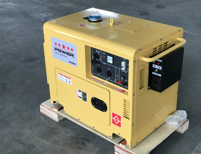 wholesale Factory Price KAMA Type Soundproof diesel Generator 5KVA 6KVA with ATS