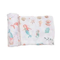 Couverture en gaze pour bébé toutes saisons, serviette d'emmaillotage double couche en bambou et coton, drap de bain pour nourrissons et tout-petits
