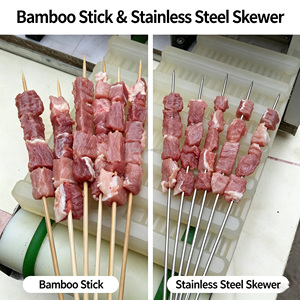 Machine à brochettes <span class=keywords><strong>de</strong></span> viande automatique haute performance, équipement commercial pour brochettes <span class=keywords><strong>de</strong></span> kebab, prix abordable - Product Image 3