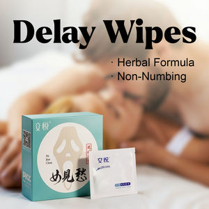 Toallitas Retardantes Desechables de Alta Calidad, 6 Piezas/Caja, Marca Privada OEM, Productos de Bienestar Sexual - Product Image 1