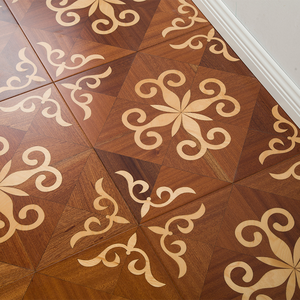 Parquet de teca multicapa T&G de 14mm, 16mm, 18mm, prefabricado, personalizable, con certificación FSC, grado ABC, para casas de campo - Product Image 2