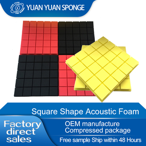 Yuanyuan แผ่นโฟมโพลียูรีเทนอะคูสติกทำจากโฟมป้องกันเสียงแผ่นกันไฟสำหรับสตูดิโอรถยนต์ - Product Image 2
