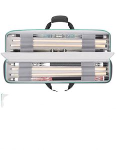 BSCI Factory Thickened Colorful Fashionable Durable Waterproof Fabric 3x4 <b>Cue</b> Cases <b>Pool</b> <b>Cue</b> Bag Billiard <b>Cue</b> Sticks case - Product Image 1