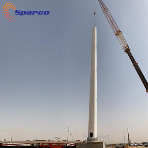 Высококачественный флагшток Sparco 100 м, электрический автоматический гигантский флагшток из нержавеющей стали - Product Image 3