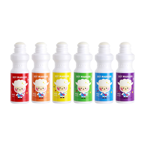All'ingrosso nuovo stampo per bambini pennarelli colori lavabili, 18 mm 40ml Non tossici a base d'acqua inchiostri Bingo Dabber Art marcatori per il <span class=keywords><strong>disegno</strong></span> - Product Image 4