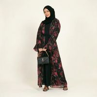 Ensemble Abaya pour femmes avec ceinture, hijab et sous-robe – Tenue modeste, vêtements islamiques