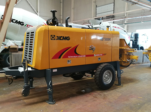 XCMG-bomba de hormigón montada en remolque HBT5008k, <span class=keywords><strong>82</strong></span> kw, mezclador de hormigón móvil pequeño con precio de bomba - Product Image 3