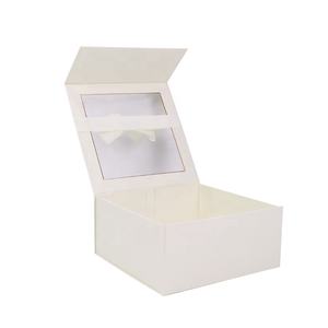 Foldable <b>White</b> Kraft <b>Gift</b> <b>Boxes</b> with Magnet Closure Glossy Matt Lamination UV Advantage for Food & Cosmetics Embossed Printing - Product Image 4