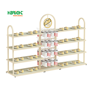 Configuration du magasin de soins pour bébé à la mode: présentoirs en bois Slatwall et gondole - Product Image 5