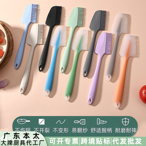 Silicone Spatula And Oil <b>Brush</b> High Heat Resistant For Baking Cooking Barbecue Seasoning Home Use - Product Image 4