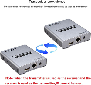 120เมตร4K <span class=keywords><strong>HDMI</strong></span> <span class=keywords><strong>Extender</strong></span> over IP Ethernet RJ45 Cat5e สาย6สาย <span class=keywords><strong>HDMI</strong></span> Audio Video <span class=keywords><strong>Splitter</strong></span> <span class=keywords><strong>Extender</strong></span> สนับสนุน Cascade IR LAPTOP - Product Image 3