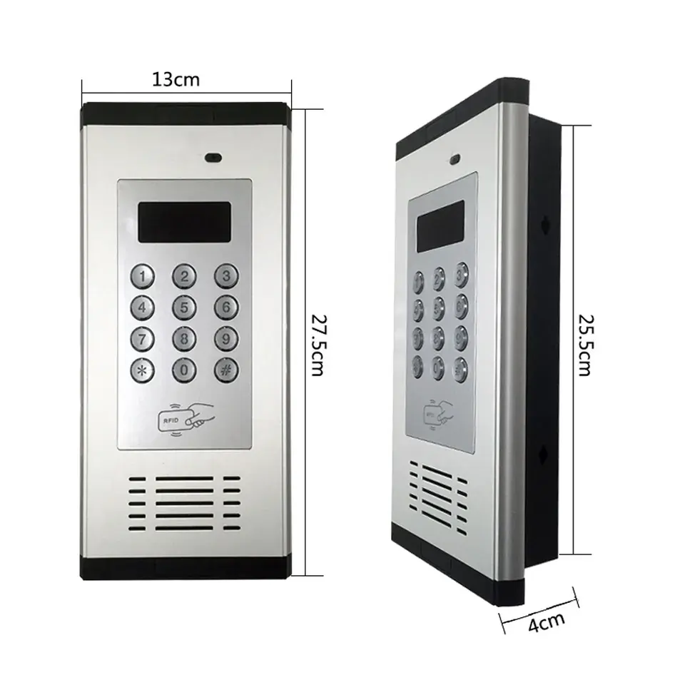 스마트 폰 GSM K6 무선 3G 도어 폰 초인종 인터콤 GSM 게이트 오프너 제어