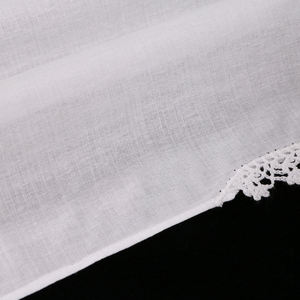 Pañuelo <span class=keywords><strong>de</strong></span> encaje <span class=keywords><strong>de</strong></span> <span class=keywords><strong>ganchillo</strong></span> a mano 12 ''x 12'' Pañuelo <span class=keywords><strong>de</strong></span> algodón blanco recién llegado con borde <span class=keywords><strong>de</strong></span> encaje - Product Image 3