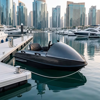 Mini-karts aquatiques haute vitesse, bateaux jet-ski électriques personnalisés en ABS, 60 km/h, 1 place, produit phare de l'usine chinoise pour le divertissement