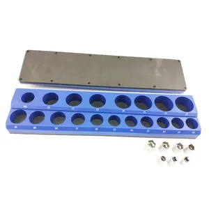 Ensemble complet de 3 pièces OEM, organisateur de douilles magnétiques métriques, support, douilles de 1/4 pouce x 26, 1/2 pouce x 19, 3/8 pouce x 30 - Product Image 1