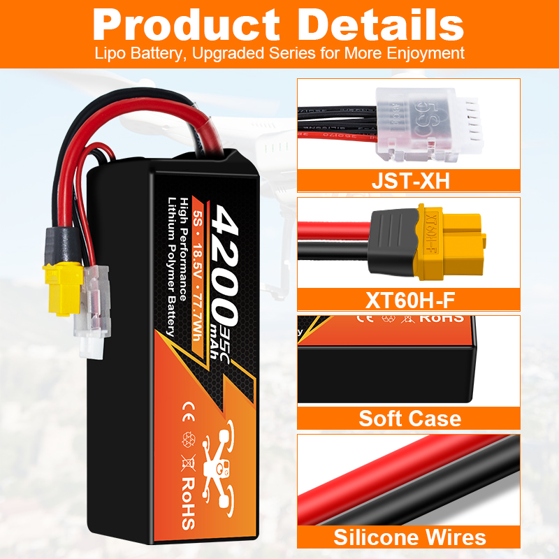 potensic atom 2 drone battery