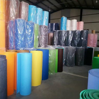 Tous les coloris disponibles, échantillons gratuits, rouleaux de tissu en feutre 100% PET, fabriqués en Chine, fabricant de tissu non tissé 100% polyester pour chaussures et sacs