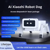 Xiaozhi AI Robot chien Deepseek pouf AI Dialogue Intelligent Chat réaliste bureau électronique animal de compagnie cadeau pour enfants