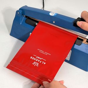 Sac à chicha à fermeture éclair Al <span class=keywords><strong>Fakher</strong></span> Two Apples Menthe, longue durée de conservation, pour présentation en magasin, avec trois soudures latérales - Product Image 6