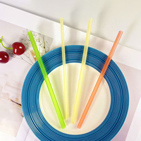 Pailles en riz jetables biodégradables de qualité alimentaire 200 mm Pailles à boire en riz naturel