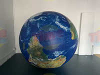 Globe terrestre gonflable de 2 m, 3 m, 4 m, Terre gonflable, Ballon terrestre gonflable pour événements