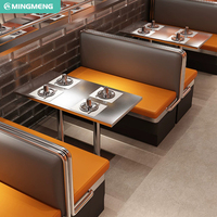 Ensemble de mobilier de restaurant moderne Minisit : Table et chaises en métal pour hôtel, café, bar (vente en gros)