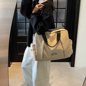 Sac de voyage extensible léger et personnalisable avec logo, couleur unie, pour week-end, sac à chaussures, pour hommes et femmes - Grande Vente - Product Image 5